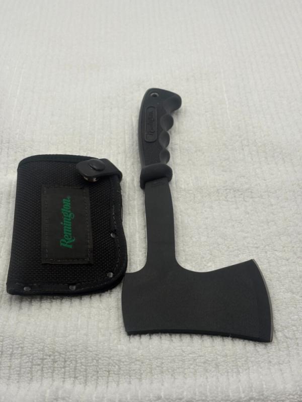 Remington Made In USA Hatchet 10 3/4" Long With Nylon Sheath Remington Made In USA Hatchet 10 3/4" Long With Nylon Sheath