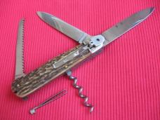 Rare Vintage German Multi-Blade LeverLock Switchblade Knife