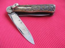 Rare Vintage German Multi-Blade LeverLock Switchblade Knife