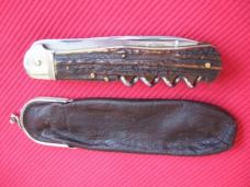 Rare Vintage German Multi-Blade LeverLock Switchblade Knife