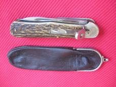 Rare Vintage German Multi-Blade LeverLock Switchblade Knife