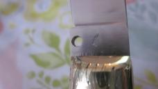 Vintage BO/BC Italian Indiana Pattada defect in horn