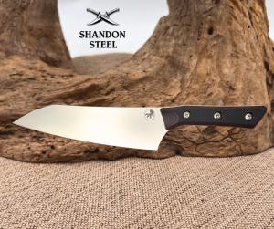 Microtech Chefs Knife Black Cherry G-10 Handle w Stonewash M390MK 3000-10BC