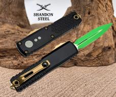 Microtech UTX-85 Gen IV Jedi Master w/ D/E Part-Serrated M390MK Signature Series 12324-2JM