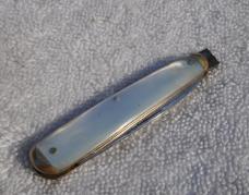 Electric Cutlery Co. Newark NJ 1890-1910 2 Blade Pearl 2 1/4' Closed Blade Etch Visable Some Damage