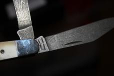 Parker Edwards Damascus three blade folding knife 