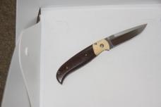 Kellam Knives The Big Jouni Folding Knife 3" VG10 Blade, Cocobolo Wood Handles, Liner Lock