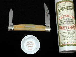 Great Eastern Cutlery GEC Smooth Goldenrod Camel Bone Pocket Congress Knife 620220 NIT 1 of 349 USA