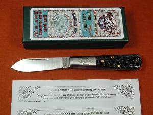 New York Knife Co Red Jigged Bone Barlow Knife By Cooper Cutlery Matteawan M1506-RJB USA Made 