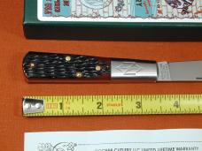 New York Knife Co Red Jigged Bone Barlow Knife By Cooper Cutlery Matteawan M1506-RJB USA Made 