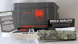 COBRATEC OTF in Camo Design with Sheath, Paperwork, Box, Mint, Free Shipping in USA