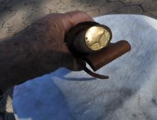 Case V44 Rehandled Round Guard Ends 9 1/4" Blade Sharpened 4 1/4" Oak Handle Honest Solid Blade