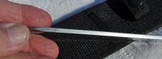Mikov Czech Republic Throwing Knife 9" Mint just 4mms thick Stamped Mikov Sinced 1794 Original Scabb