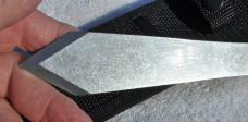 Mikov Czech Republic Throwing Knife 9" Mint just 4mms thick Stamped Mikov Sinced 1794 Original Scabb