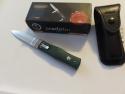 MIKOV CZECH PREDATOR LEVER AUTO WITH SHEATH GREEN NEW IN BOX 