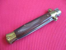 MEMORIAL DAY SALE!!! Vintage 9" Rosewood Flat Ground BLADE ITALIAN STILETTO Switchblade Knife