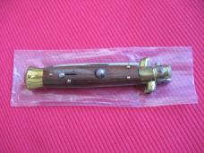 MEMORIAL DAY SALE!!! Vintage 9" Rosewood Flat Ground BLADE ITALIAN STILETTO Switchblade Knife