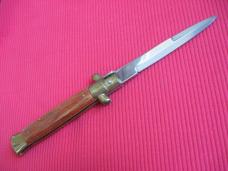 MEMORIAL DAY SALE!!! Older 9" TULIP WOOD Bayonet BLADE ITALIAN STILETTO Knife - NOS