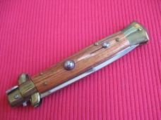 MEMORIAL DAY SALE!!! Older 9" TULIP WOOD Bayonet BLADE ITALIAN STILETTO Knife - NOS