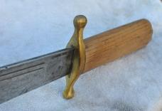 Case V44 Rehandled Round Guard Ends 9 1/4" Blade Sharpened 4 1/4" Oak Handle Honest Solid Blade