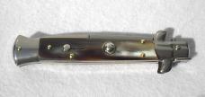 FRANK BELTRAME 9" BRAZILIAN HORN SCALES BAYONET BLADE ITALIAN STILETTO MANIAGO ITALY