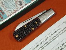 New York Knife Co Red Jigged Bone Barlow Knife By Cooper Cutlery Matteawan M1506-RJB USA Made 