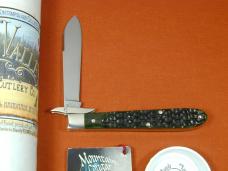 Tuna Valley Cutlery Green Toad Jigged Bone Mountain Cougar Swing Guard Knife 1 of 5 COA Made USA