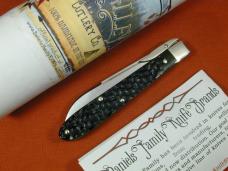 Tuna Valley Cutlery Green Toad Jigged Bone Mountain Cougar Swing Guard Knife 1 of 5 COA Made USA