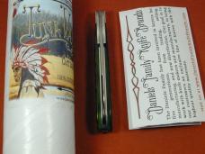 Tuna Valley Cutlery Green Toad Jigged Bone Mountain Cougar Swing Guard Knife 1 of 5 COA Made USA