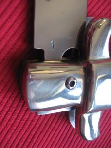 Ultra Rare PASCOTTO 62 cm. Button Open/Close STAG Stiletto Switchblade Knife