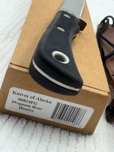 Knives Of Alaska Made In USA Magnum Boar Hunter 00824FG Full Tang Fixed Blade