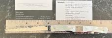 Beautiful Graham Clayton Digby's Kelham Island Mother Of Pearl 2 Blade Knife, Sheffield England