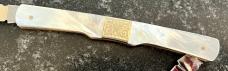 Beautiful Graham Clayton Digby's Kelham Island Mother Of Pearl 2 Blade Knife, Sheffield England