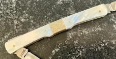 Beautiful Graham Clayton Digby's Kelham Island Mother Of Pearl 2 Blade Knife, Sheffield England