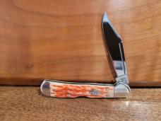 2008 Case xx mini copperlock, burnt salmon bone, pattern # 61749L ss