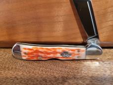 2008 Case xx mini copperlock, burnt salmon bone, pattern # 61749L ss