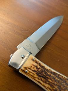 NIB STAG MIKOV PREDATOR DAGGER BLADE AUTOMATIC 