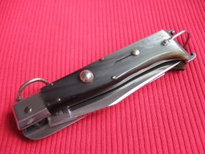 Vintage Italian 5 Blade Zoppis Jaguar Ring Pull Switchblade Knife