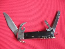 Vintage Italian 5 Blade Zoppis Jaguar Ring Pull Switchblade Knife