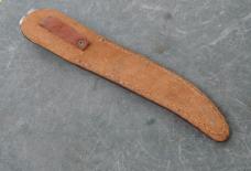 Mexican Custom Boot Knife 7" Blade 12" OAL Full Tang Original Sheath Aluminum & Stacked Leather 
