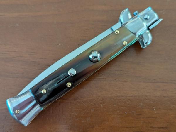 FRANK BELTRAME 23CM 9" DAGGER STILETTO BRAZILIAN HORN...NEW FRANK BELTRAME 23CM 9" DAGGER STILETTO BRAZILIAN HORN...NEW