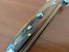 FRANK BELTRAME 23CM 9" DAGGER STILETTO BRAZILIAN HORN...NEW 