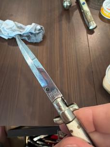 14cm Made Italy 6 Stamped Picklock Stiletto