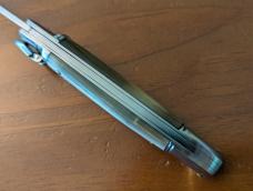 NIB AGA Campolin Old Style 21cm - 8" Birdbeak leverlock in Blonde Brazilian Horn 