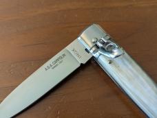 NIB AGA Campolin Old Style 21cm - 8" Birdbeak leverlock in Blonde Brazilian Horn 