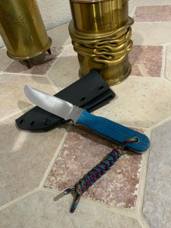 Hand Crafted File Knife w/Kydex Sheath and Lanyard Made in USA Hand Crafted File Knife w/Kydex Sheath and Lanyard Made in USA