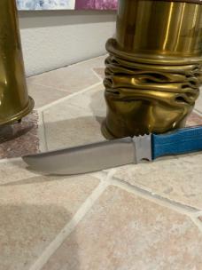 Hand Crafted File Knife w/Kydex Sheath and Lanyard Made in USA