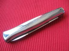 Vintage RED DOT Italian All Metal Button Open/Close STILETTO Switchblade Knife