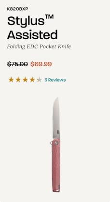 CKRT K820BXP Ken Onion Stylus