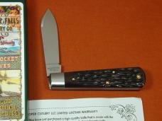 Beaver Falls Cutlery Co Brown Jigged Bone Jack Knife NIT Cooper Cutlery Made in USA BRJB